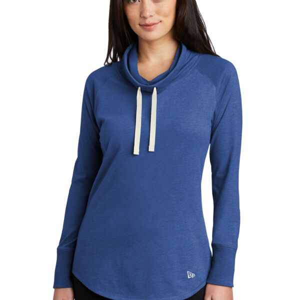 ® Ladies Sueded Cotton Blend Cowl Tee Thumbnail
