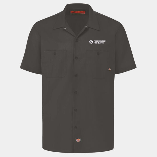 Floorguard Products Dickies Tall Industrial Short Sleeve Work Shirt Thumbnail